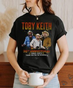 Toby Keith 30th Anniversary 1993 – 2023 Thank You For The Memories T Shirt 1 Toby Keith 30th Anniversary 1993 – 2023 Thank You For The Memories T Shirt