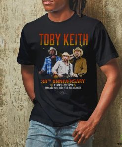 Toby Keith 30th Anniversary 1993 – 2023 Thank You For The Memories T Shirt 3 Toby Keith 30th Anniversary 1993 – 2023 Thank You For The Memories T Shirt