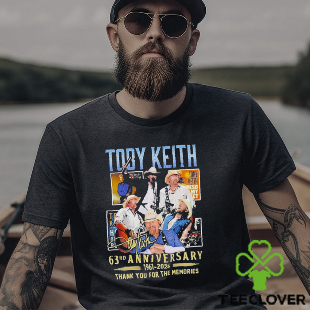 Toby Keith 63rd Anniversary 1961 2024 Thank You For The Memories Signature Shirt Toby Keith 63rd Anniversary 1961 2024 Thank You For The Memories Signature Shirt