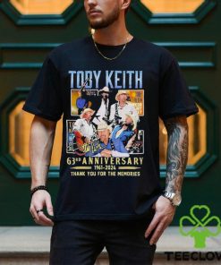 Toby Keith 63rd Anniversary 1961 2024 Thank You For The Memories Signature Shirt