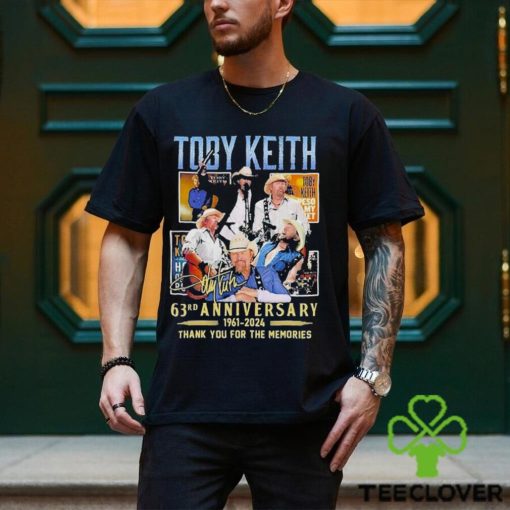 Toby Keith 63rd Anniversary 1961 2024 Thank You For The Memories Signature Shirt