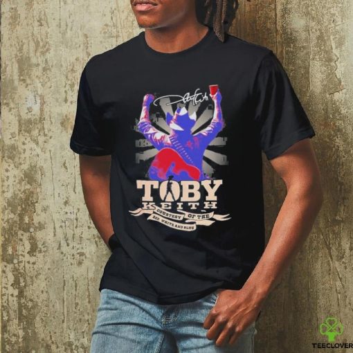Toby Keith Country Of The Red White And Blue Signature Shirt