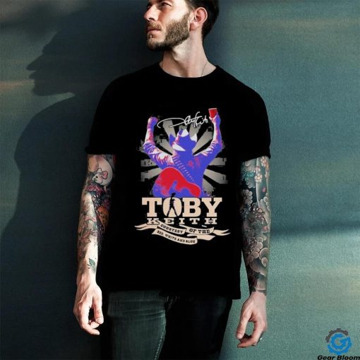Toby Keith Country Of The Red White And Blue Signature Shirt