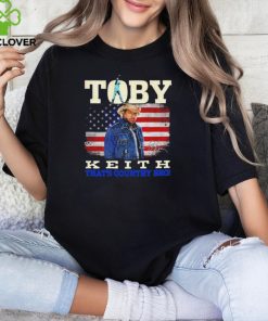 Toby Keith That's Country Bro American Flag Signature Shirts