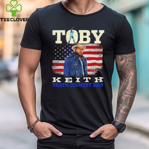 Toby Keith That’s Country Bro American Flag Signature Shirts