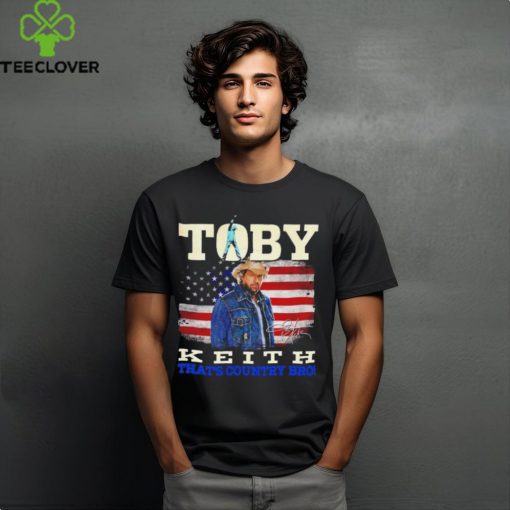 Toby Keith That’s Country Bro American Flag Signature Shirts