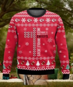 Today is A Little Bit Of Chiefs Ugly Christmas Sweater