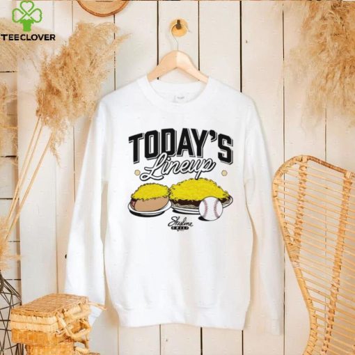 Today’s lineup baseball skyline chili hoodie, sweater, longsleeve, shirt v-neck, t-shirt