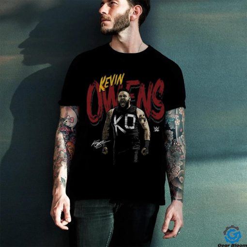 Toddler 500 Level Black Kevin Owens Grunge Name T Shirt
