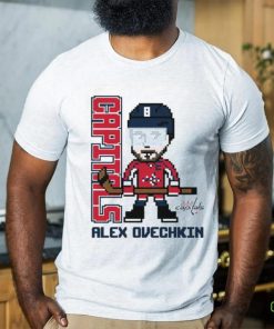 Toddler Alexander Ovechkin Heather Gray Washington Capitals Pixel Player 2.0 T Shirt