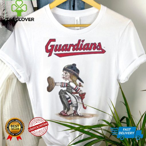 Toddler Cleveland Guardians Tiny Turnip White Kate The Catcher hoodie, sweater, longsleeve, shirt v-neck, t-shirt