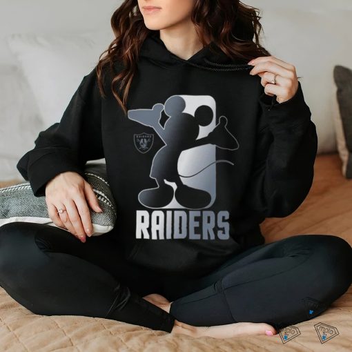 Toddler Las Vegas Raiders Black Disney Cross Fade T Shirt