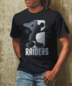 Toddler Las Vegas Raiders Black Disney Cross Fade T Shirt