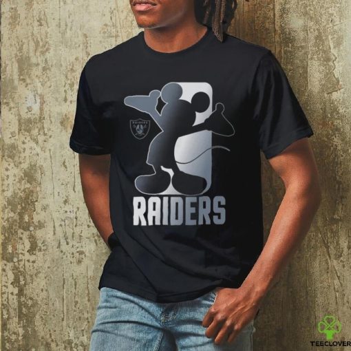 Toddler Las Vegas Raiders Black Disney Cross Fade T Shirt