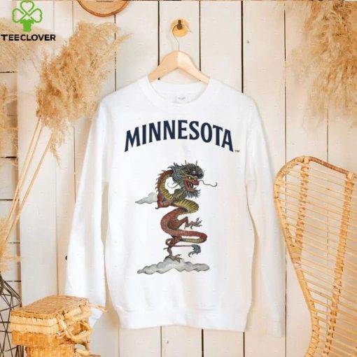 Toddler Minnesota Twins Tiny Turnip White 2024 Year of the Dragon T Shirt