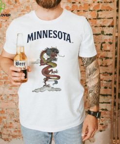 Toddler Minnesota Twins Tiny Turnip White 2024 Year of the Dragon T Shirt