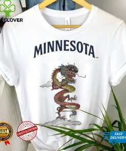 Toddler Minnesota Twins Tiny Turnip White 2024 Year of the Dragon T Shirt