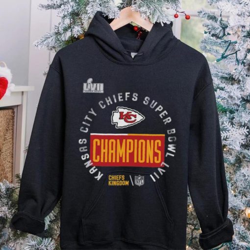 Toddler Nike Anthracite Kansas City Chiefs Super Bowl LVII Champions Locker Room Trophy Collection T Shirt