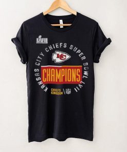 Toddler Nike Anthracite Kansas City Chiefs Super Bowl LVII Champions Locker Room Trophy Collection T Shirt