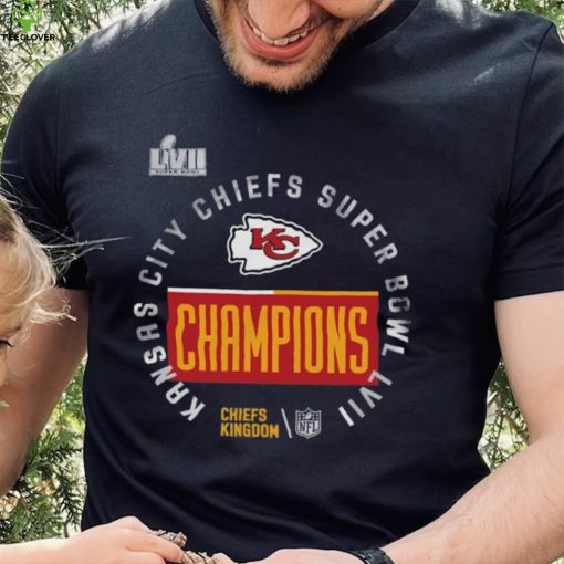 Toddler Nike Anthracite Kansas City Chiefs Super Bowl LVII Champions Locker Room Trophy Collection T Shirt