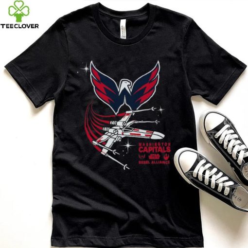 Toddler Washington Capitals Black Star Wars Rebel Alliance T Shirt