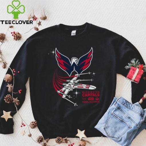 Toddler Washington Capitals Black Star Wars Rebel Alliance T Shirt