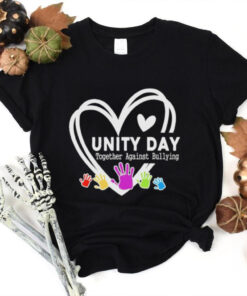 Together Against Bullying Anti Bullying Unity Day Orange Shirt