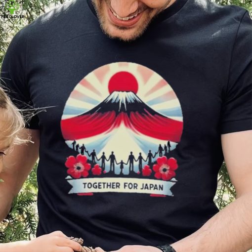 Together For Japan 2024 Earthquake Tsunami Shirt Japan Support Shirt