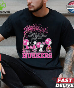 Together We Can Create A Future Without Breast Cancer Snoopy Huskers Shirt