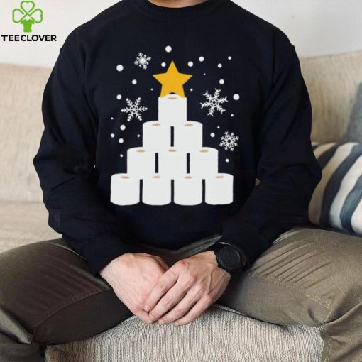 Toilet Paper Chrismas Tree Funny Shirt