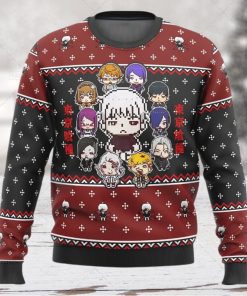 Tokyo Ghoul Anime Gifts Ugly Xmas Wool Knitted Sweater