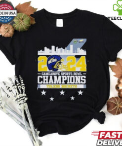 Toledo Rockets Gameabove Sports Bowl 2024 Champions Skyline Shirt