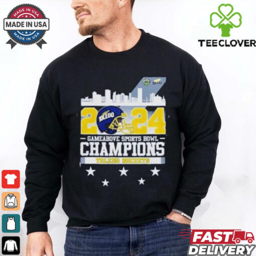 Toledo Rockets Gameabove Sports Bowl 2024 Champions Skyline Shirt