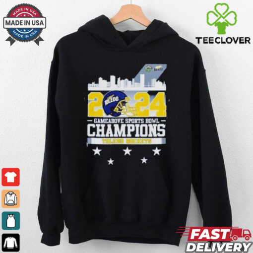 Toledo Rockets Gameabove Sports Bowl 2024 Champions Skyline Shirt