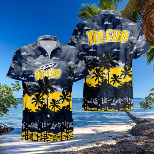 Toledo Rockets Palms Tree Hawaiian Shirt