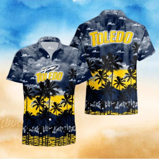 Toledo Rockets Palms Tree Hawaiian Shirt