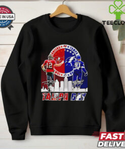 Tom Brady and Steven Stamkos Tampa Bay signatures shirt