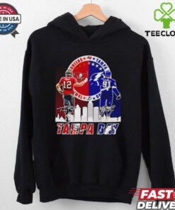 Tom Brady and Steven Stamkos Tampa Bay signatures shirt