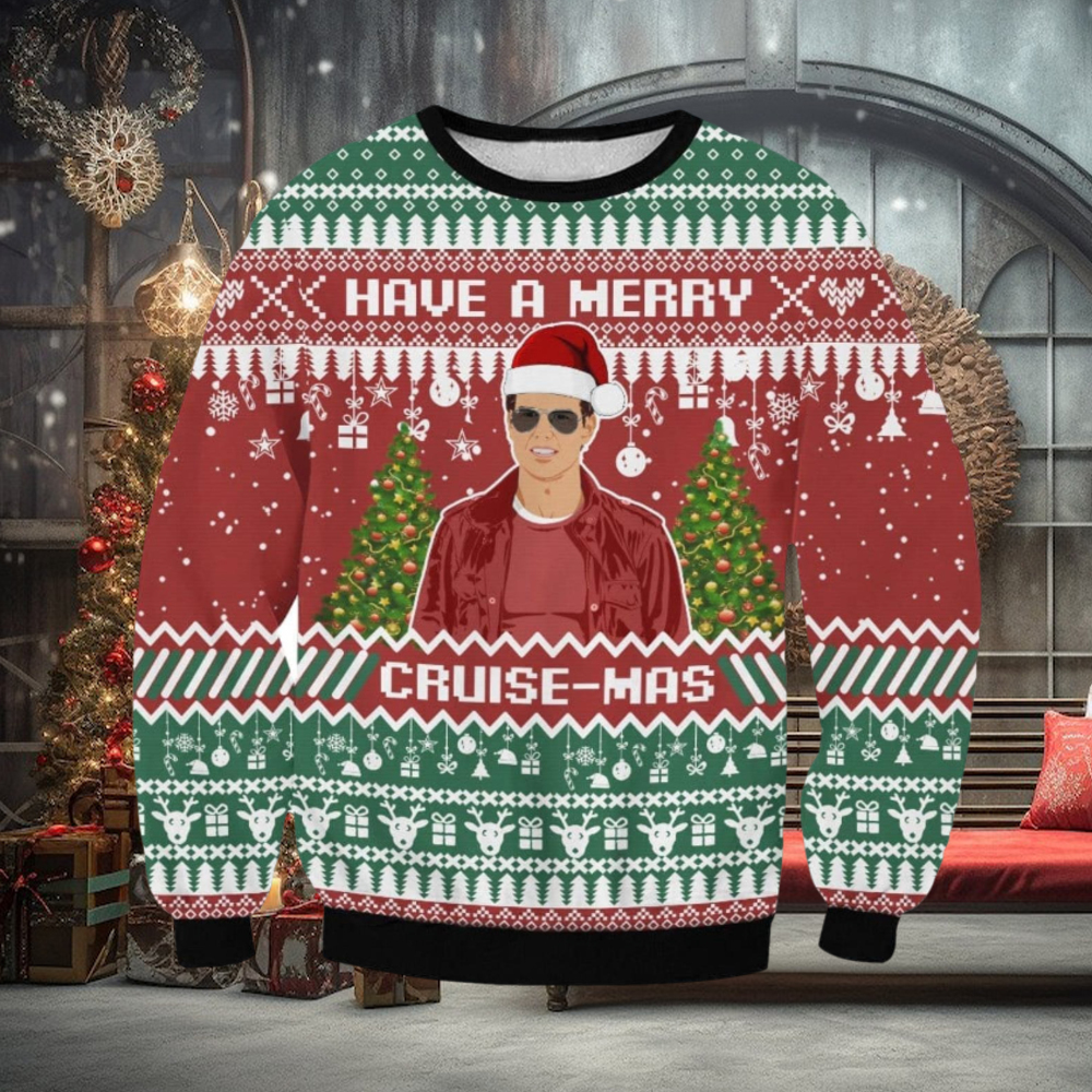 Tom Cruise Have A Merry Cruise mas Ugly Sweater Christmas Gift Tom Cruise Have A Merry Cruise mas Ugly Sweater Christmas Gift