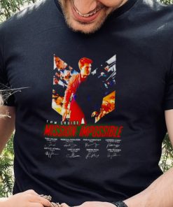 Tom Cruise Mission Impossible signatures shirt