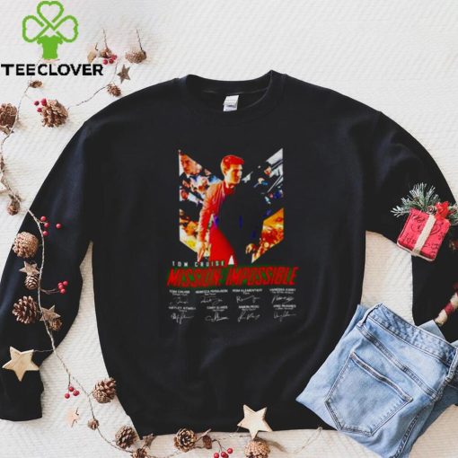 Tom Cruise Mission Impossible signatures shirt