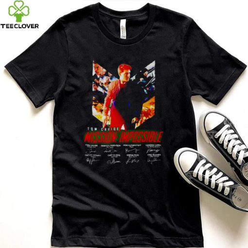 Tom Cruise Mission Impossible signatures shirt