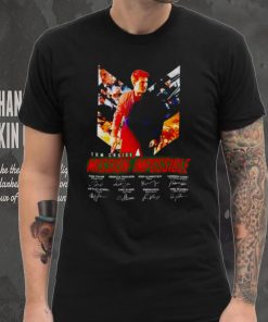 Tom Cruise Mission Impossible signatures shirt