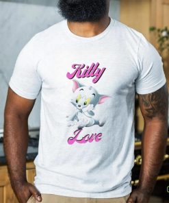 Tom Kitty Love cartoon shirt