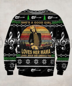 Tom Petty Loves Her Mama Loves Jeus And Amrica Too Chirstmas Gifts 2024 Xmas For Family And Friends Ugly Sweater