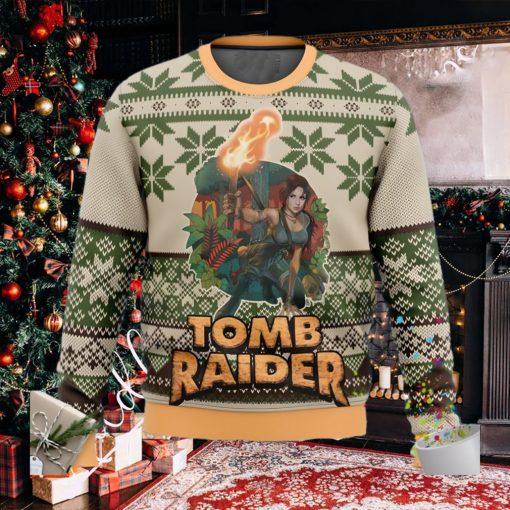 Tomb Raider Ugly Christmas Sweater