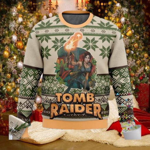 Tomb Raider Ugly Christmas Sweater