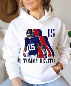Tommy Devito No. 15 New York Giants silhouette shirt