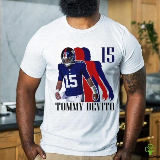 Tommy Devito No. 15 New York Giants silhouette shirt