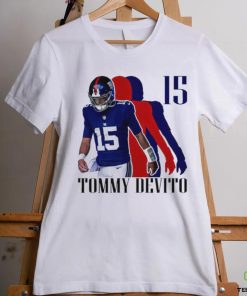 Tommy Devito No. 15 New York Giants silhouette shirt